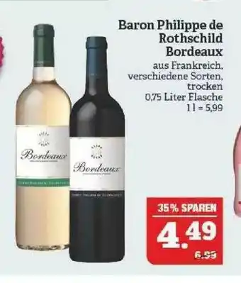 Marktkauf Baron Philippe De Rothschild Bordeaux Angebot