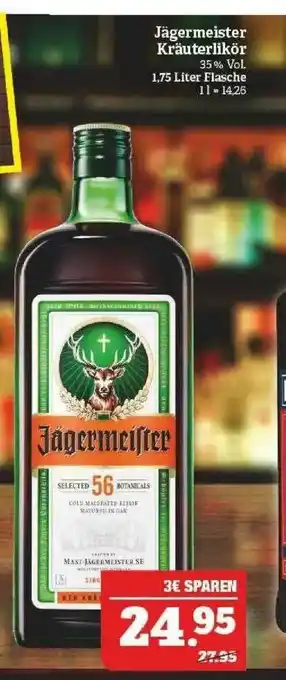 Marktkauf Jägermeister Kräuterlikör Angebot