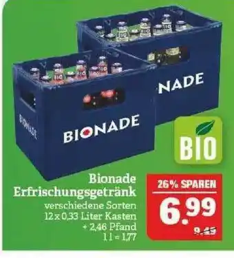 Marktkauf Bionade Erfrischungsgetränk Angebot