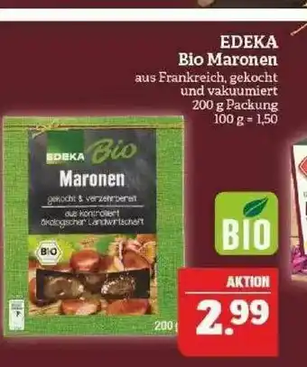 Marktkauf Edeka Bio Maronen Angebot