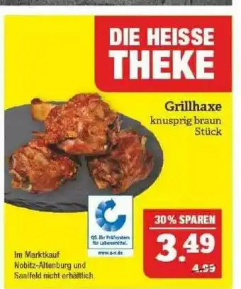 Marktkauf Grillhaxe Angebot