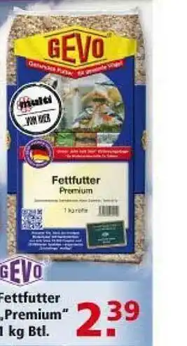 Multi Markt Gevo Fettfutter „premium” Angebot