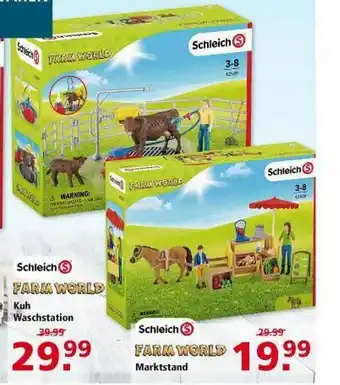 Multi Markt Schleich Kuh Waschstation Angebot