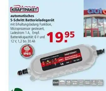 Multi Markt Kraftpaket Automatisches 5-schritt Batterieladegerat Angebot