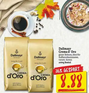 NP Discount Dallmayr Crema D'oro Angebot