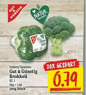 NP Discount Gut & Günstig Brokkoli Angebot