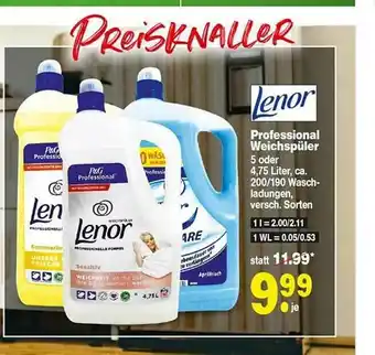 Repo Markt Lenor Professional Weichspüler Angebot