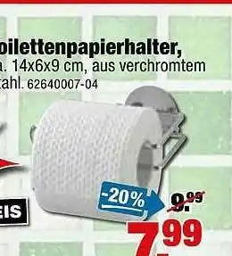 SB Lagerkauf Toilettenpapierhalter Angebot