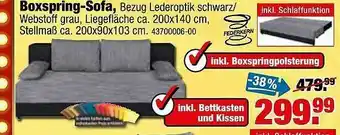 SB Lagerkauf Boxspring-sofa Angebot