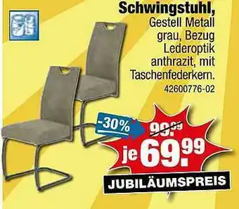 SB Lagerkauf Schwingstuhl Angebot