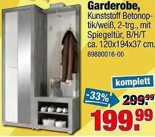 SB Lagerkauf Garderobe Angebot