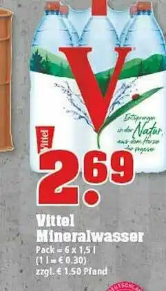 trinkgut Vittel Mineralwasser Angebot