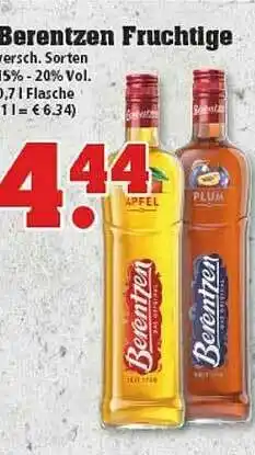 trinkgut Berentzen Fruchtige Angebot