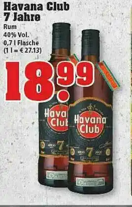 trinkgut Havana Club 7 Jahre Angebot