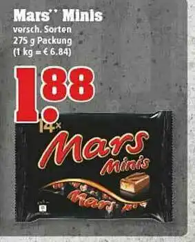 trinkgut Mars Minis Angebot