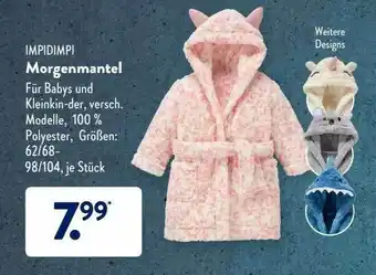 Aldi Süd Impidimpi Morgenmantel Angebot