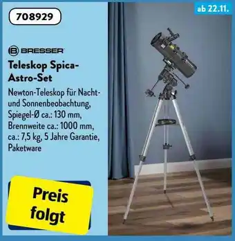 Aldi Süd Bresser Teleskop Spica-astro-set Angebot