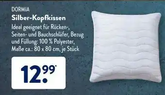 Aldi Süd Dormia Silber-kopfkissen Angebot