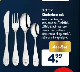 Aldi Süd Crofton Kinderbesteck Angebot