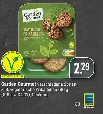 E-Center Garden Gourmet Angebot