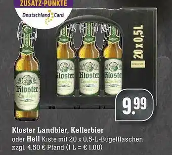 E-Center Kloster Landbier, Kellerbier Oder Hell Angebot