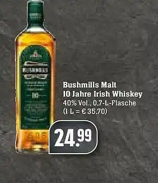 E-Center Bushmills Malt 10 Jahre Irish Whiskey Angebot