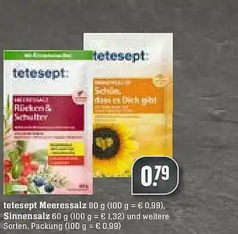 E-Center Tetesept Meeressalz Oder Sinnensalz Angebot