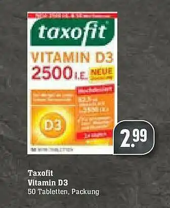 E-Center Taxofit Vitamin D3 Angebot