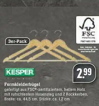 E-Center Kesper Formkleiderbügel Angebot