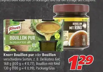 Marktkauf Knorr Bouillon Oder Bouillon Pur Angebot