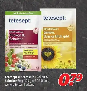 Marktkauf Tetesept Meeressalz Rücken & Schulter Angebot