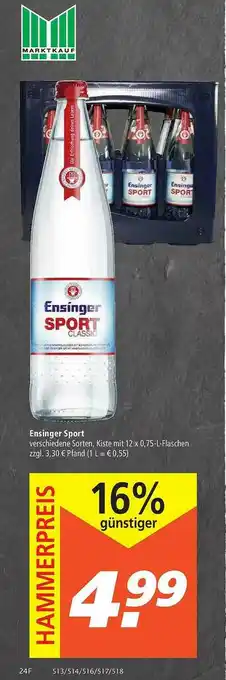 Marktkauf Ensinger Sport Angebot