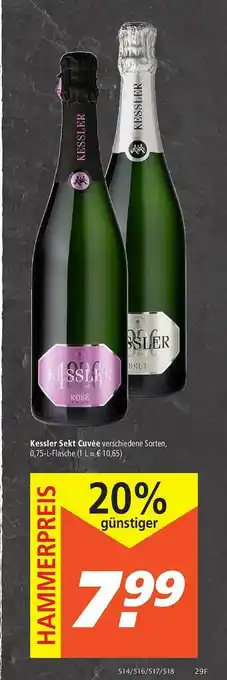 Marktkauf Kessler Sekt Cuvée Angebot