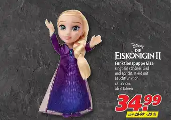 Marktkauf Disney Die Eiskönigin II Funktionspuppe Elsa Angebot