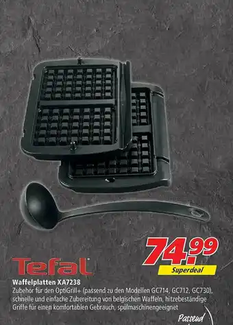 Marktkauf Tefal Waffelplatten Xa7238 Angebot