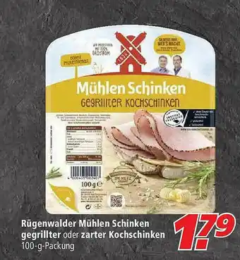 Marktkauf Rügenwalder Mühle Mühlen Schinken Gegrillter Oder Zarter Kochschinken Angebot