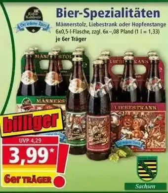 Norma Bier Spezialitäten Angebot