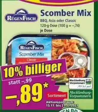 Norma Rügenfisch Scomber Mix Angebot