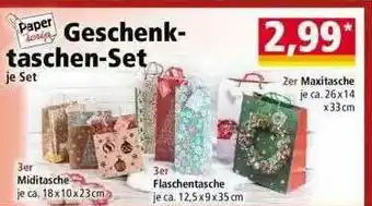 Norma Geschenktaschen-set Paper Scrip Angebot