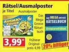 Norma Rätsel Oder Ausmalposter Angebot