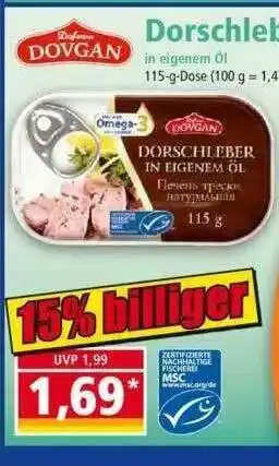 Norma Dovgan Dorschleber In Eigenem öl Angebot