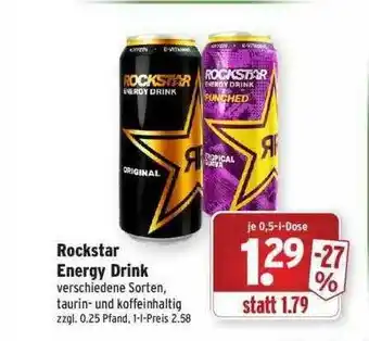 Wasgau Rockstar Energy Drink Angebot