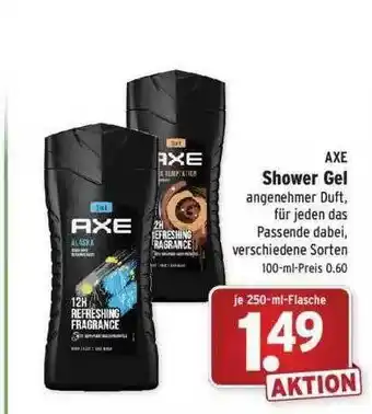 Wasgau Axe Shower Gel Angebot