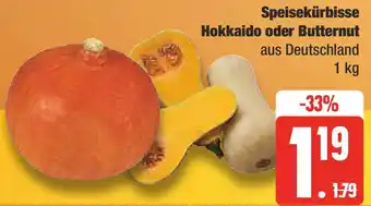 Edeka Speisekürbisse Hokkaido oder Butternut Angebot