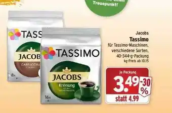 Wasgau Jacobs Tassimo Angebot