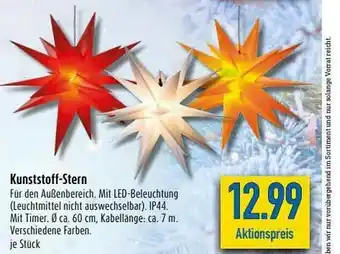 diska Kunststoff-stern Angebot