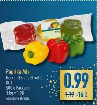 diska Paprika Mix Angebot