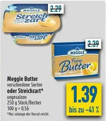 diska Meggle Butter Oder Steichzart Angebot