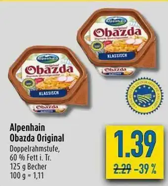 diska Alpenhain Obazda Original Angebot