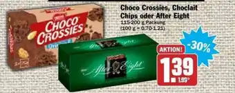 dodenhof Choco Crossies, Choclait Chips Oder After Eight Angebot